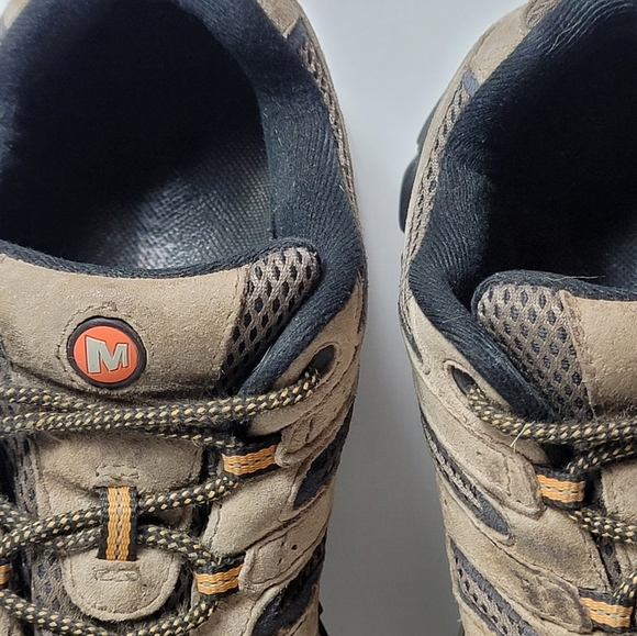 Merrell Walnut Moab 2 Ventilator Vibram Outdoor Trail Hiking Shoes Men'sSz 9.5 - Picture 11 of 12